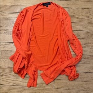 Karen Kane Orange Cardigan Size Small